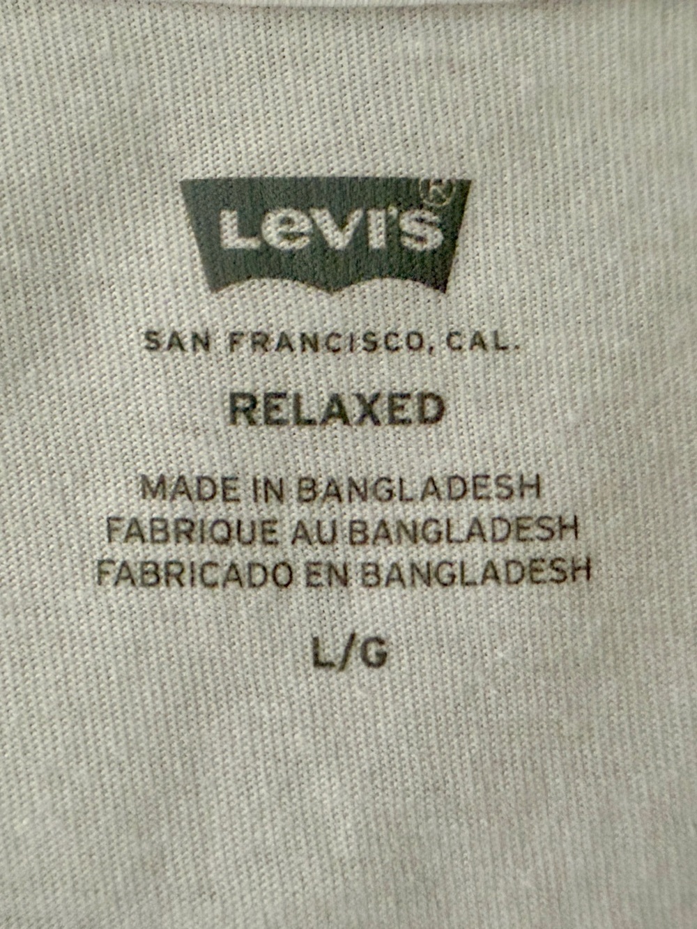 Levi's Relaxed Fit Worldwide Globe Graphic Tee White Short Sleeve Men's Large - Picture 7 of 9